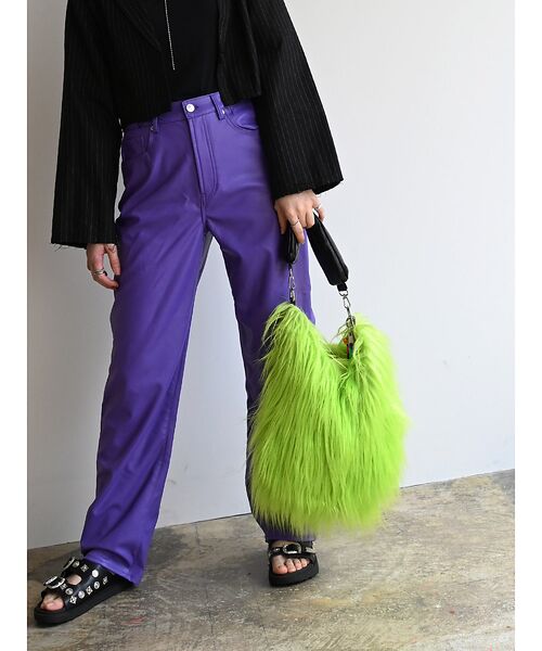 ABAHOUSE / アバハウス ショルダーバッグ | 【cheek/チーク】monster one shoulder/ファーバッグ/シ | 詳細18