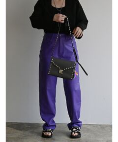 ABAHOUSE / アバハウス ショルダーバッグ | 【cheek/チーク】studs shoulder/ショルダーバッグ/クラッチバ