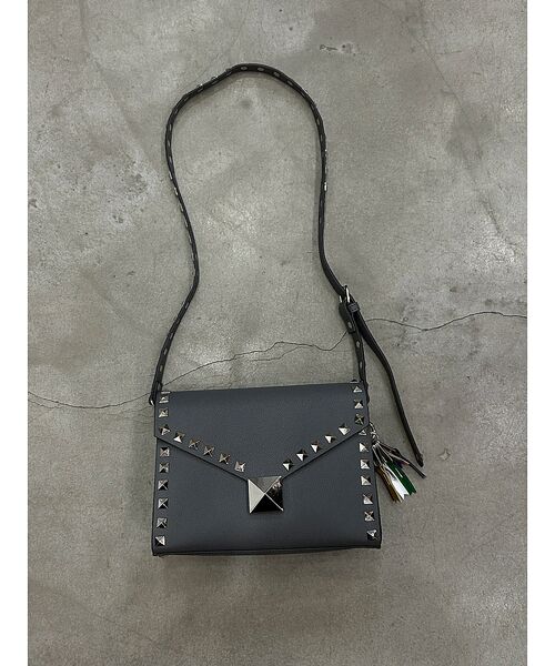 ABAHOUSE / アバハウス ショルダーバッグ | 【cheek/チーク】studs shoulder/ショルダーバッグ/クラッチバ | 詳細1