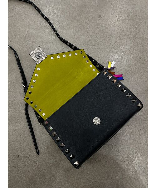 ABAHOUSE / アバハウス ショルダーバッグ | 【cheek/チーク】studs shoulder/ショルダーバッグ/クラッチバ | 詳細15