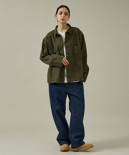 ABAHOUSE / アバハウス ミリタリージャケット・コート | 【PENNY‘S】PRINTED ENGINEER SHORT JACKET/ミ | 詳細11