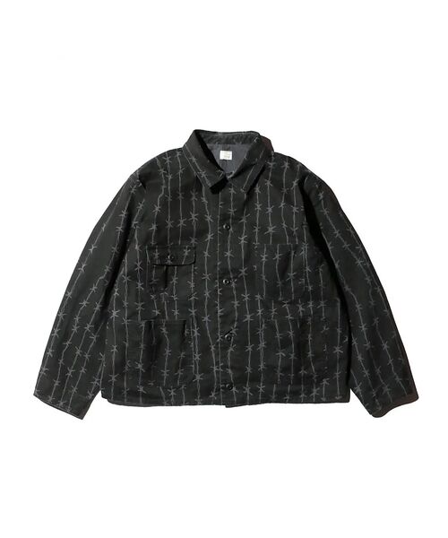 ABAHOUSE / アバハウス ミリタリージャケット・コート | 【PENNY‘S】PRINTED ENGINEER SHORT JACKET/ミ | 詳細19