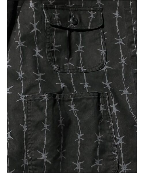 ABAHOUSE / アバハウス ミリタリージャケット・コート | 【PENNY‘S】PRINTED ENGINEER SHORT JACKET/ミ | 詳細21