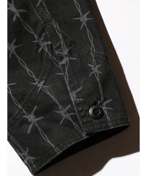 ABAHOUSE / アバハウス ミリタリージャケット・コート | 【PENNY‘S】PRINTED ENGINEER SHORT JACKET/ミ | 詳細24