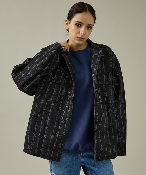 ABAHOUSE / アバハウス ミリタリージャケット・コート | 【PENNY‘S】PRINTED ENGINEER SHORT JACKET/ミ | 詳細25