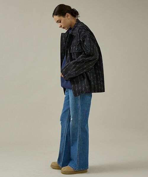 ABAHOUSE / アバハウス ミリタリージャケット・コート | 【PENNY‘S】PRINTED ENGINEER SHORT JACKET/ミ | 詳細26