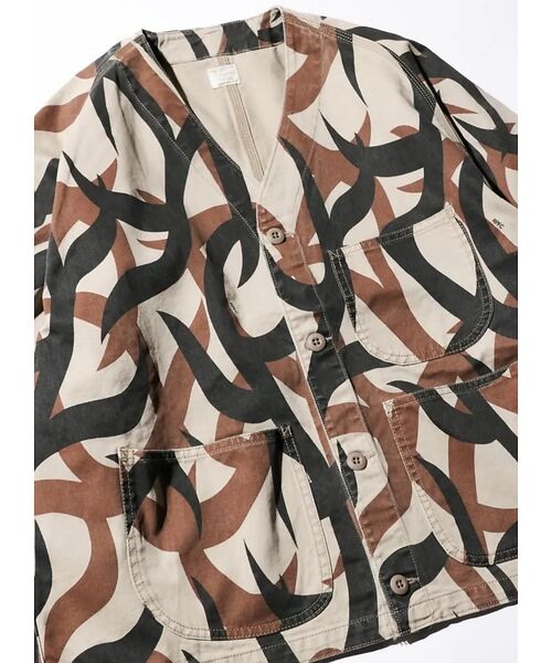 ABAHOUSE / アバハウス ミリタリージャケット・コート | 【PENNEY'S 】PRINTED ENGINEER JACKET/ミリタリー | 詳細12