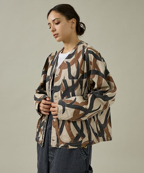 ABAHOUSE / アバハウス ミリタリージャケット・コート | 【PENNEY'S 】PRINTED ENGINEER JACKET/ミリタリー | 詳細18