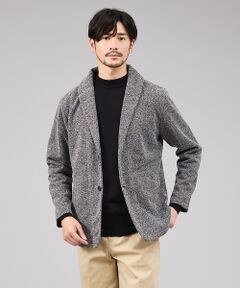 ABAHOUSE / アバハウス ブルゾン | ブークレ ボンディング ショールブルゾン / ストレッチ / 保温性