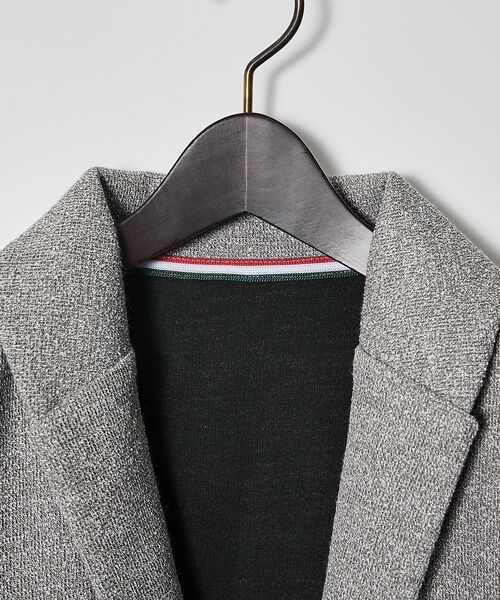 ABAHOUSE / アバハウス ブルゾン | ブークレ ボンディング ショールブルゾン / ストレッチ / 保温性 | 詳細3