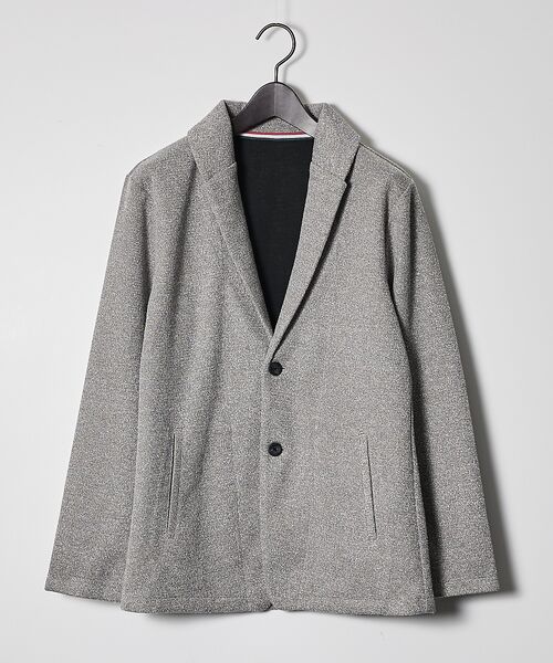 ABAHOUSE / アバハウス ブルゾン | ブークレ ボンディング ショールブルゾン / ストレッチ / 保温性 | 詳細4