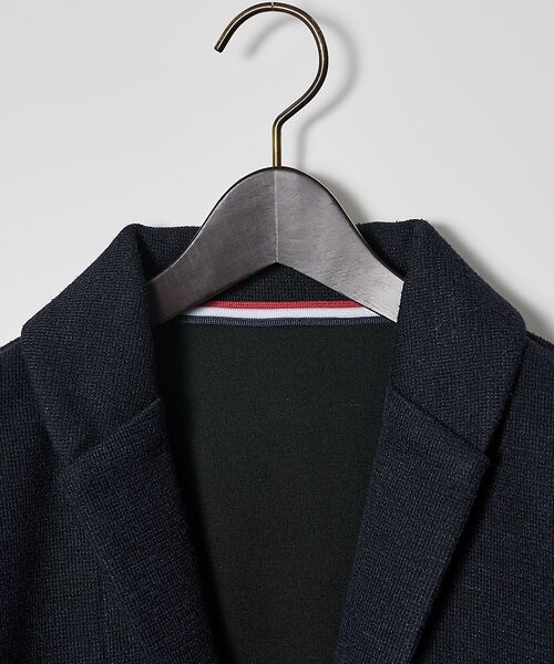 ABAHOUSE / アバハウス ブルゾン | ブークレ ボンディング ショールブルゾン / ストレッチ / 保温性 | 詳細9