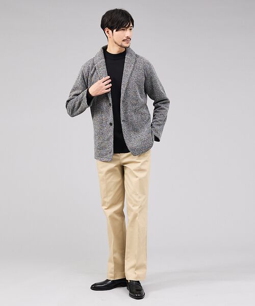 ABAHOUSE / アバハウス ブルゾン | ブークレ ボンディング ショールブルゾン / ストレッチ / 保温性 | 詳細11