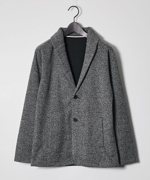 ABAHOUSE / アバハウス ブルゾン | ブークレ ボンディング ショールブルゾン / ストレッチ / 保温性 | 詳細22