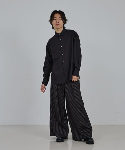 ABAHOUSE / アバハウス シャツ・ブラウス | 【AH ABAHOUSE】ルーズフィット ロングスリーブシャツ | 詳細20