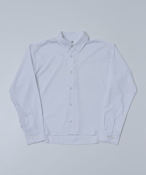 ABAHOUSE / アバハウス シャツ・ブラウス | 【AH ABAHOUSE】 ロングスリーブ クロップドシャツ | 詳細1