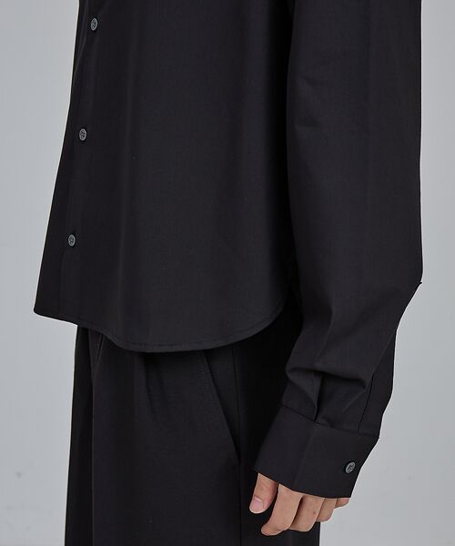 ABAHOUSE / アバハウス シャツ・ブラウス | 【AH ABAHOUSE】 ロングスリーブ クロップドシャツ | 詳細19