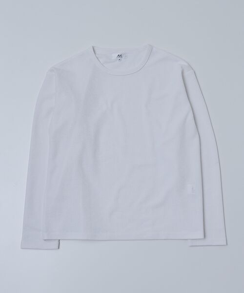 ABAHOUSE / アバハウス Tシャツ | 【AH ABAHOUSE】モダン カノコ クルーネック ロングスリーブTシャツ | 詳細1