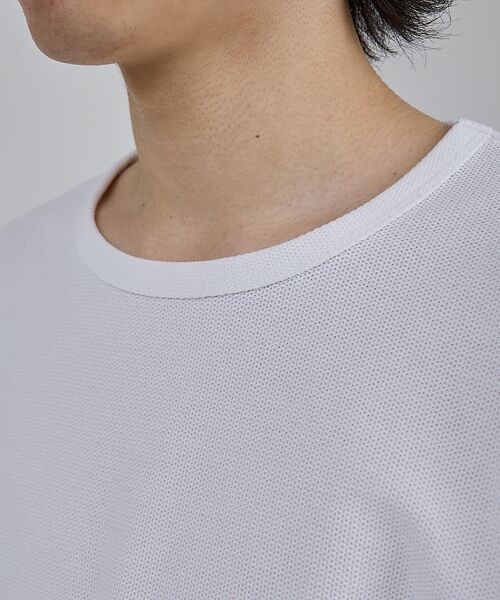 ABAHOUSE / アバハウス Tシャツ | 【AH ABAHOUSE】モダン カノコ クルーネック ロングスリーブTシャツ | 詳細2