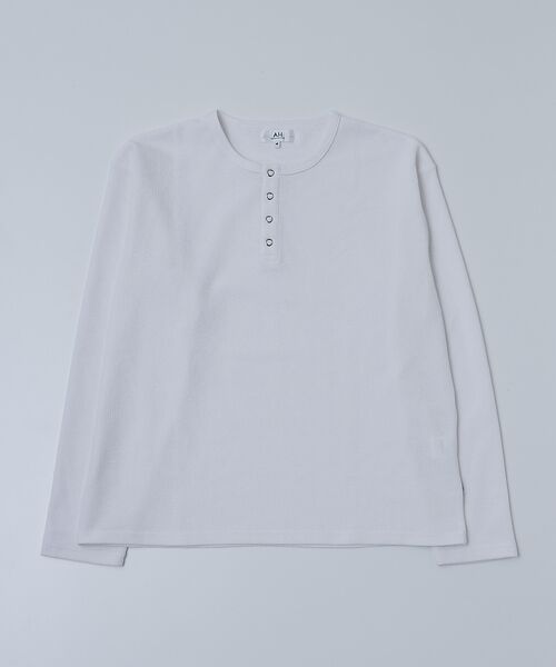 ABAHOUSE / アバハウス Tシャツ | 【AH ABAHOUSE】モダン カノコ スナップ ヘンリーネック ロングスリー | 詳細7