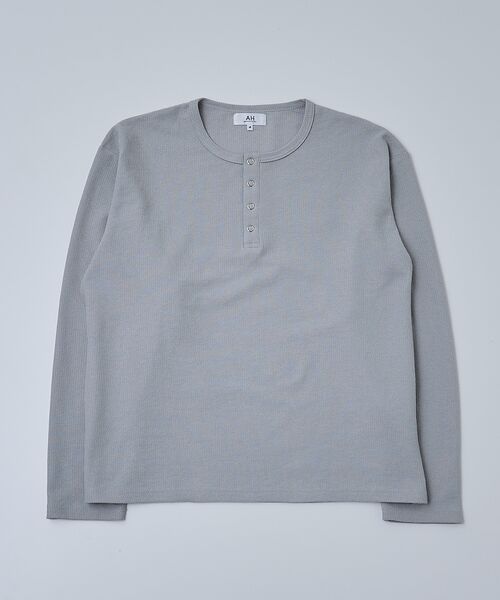 ABAHOUSE / アバハウス Tシャツ | 【AH ABAHOUSE】モダン カノコ スナップ ヘンリーネック ロングスリー | 詳細12