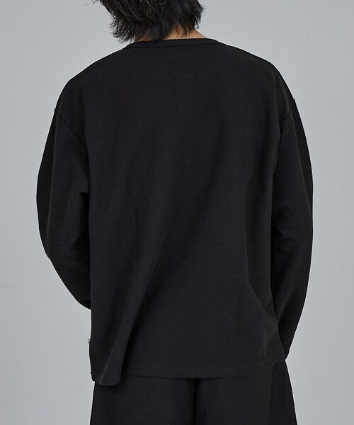 ABAHOUSE / アバハウス Tシャツ | 【AH ABAHOUSE】モダン カノコ スナップ ヘンリーネック ロングスリー | 詳細15