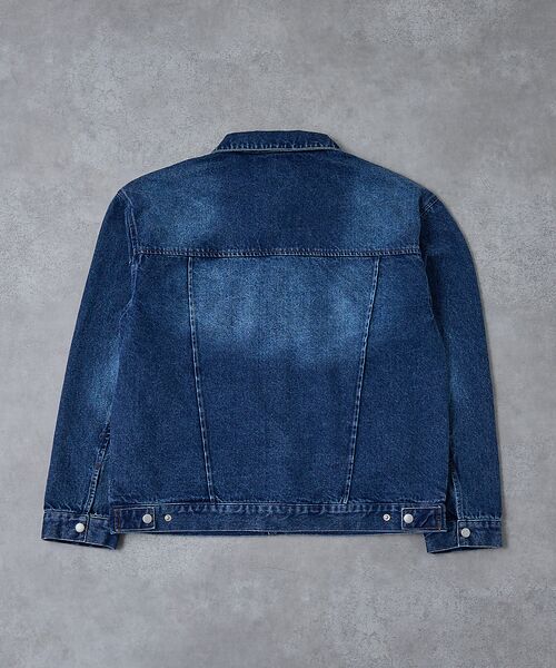 ABAHOUSE / アバハウス Gジャン・デニムジャケット | 【AH ABAHOUSE】ヴィンテージライク ブラスト デニムジャケット / セ | 詳細15