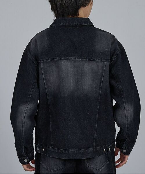 ABAHOUSE / アバハウス Gジャン・デニムジャケット | 【AH ABAHOUSE】ヴィンテージライク ブラスト デニムジャケット / セ | 詳細19