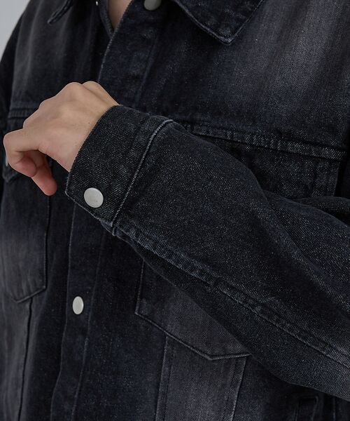 ABAHOUSE / アバハウス Gジャン・デニムジャケット | 【AH ABAHOUSE】ヴィンテージライク ブラスト デニムジャケット / セ | 詳細22