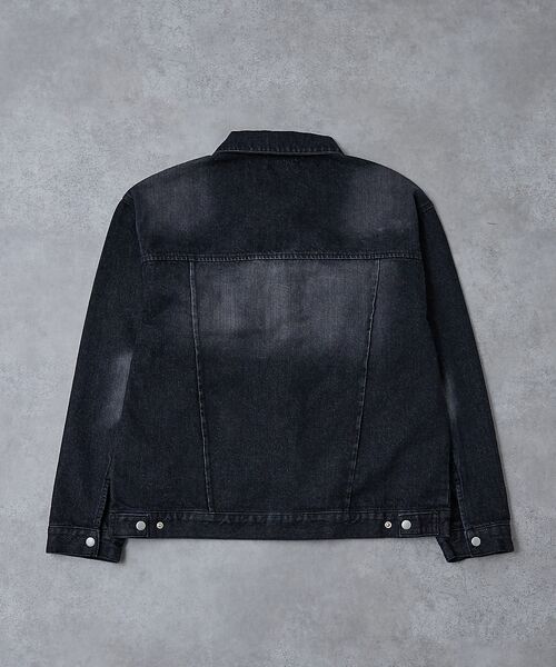 ABAHOUSE / アバハウス Gジャン・デニムジャケット | 【AH ABAHOUSE】ヴィンテージライク ブラスト デニムジャケット / セ | 詳細25