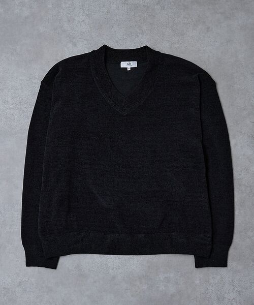 ABAHOUSE / アバハウス ニット・セーター | 【AH ABAHOUSE】ハイゲージモール クロップド Vネックニット | 詳細24