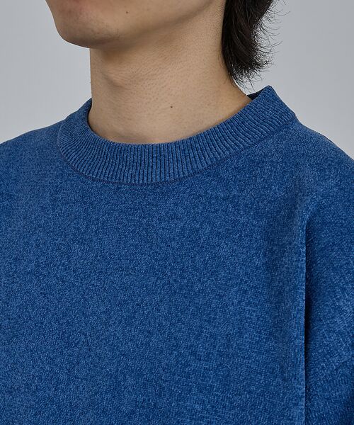ABAHOUSE / アバハウス ニット・セーター | 【AH ABAHOUSE】ハイゲージモール クルーネックニット | 詳細2