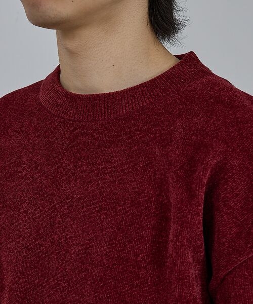 ABAHOUSE / アバハウス ニット・セーター | 【AH ABAHOUSE】ハイゲージモール クルーネックニット | 詳細6