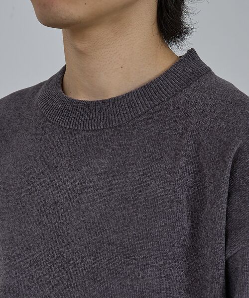 ABAHOUSE / アバハウス ニット・セーター | 【AH ABAHOUSE】ハイゲージモール クルーネックニット | 詳細10