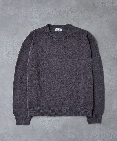 ABAHOUSE / アバハウス ニット・セーター | 【AH ABAHOUSE】ハイゲージモール クルーネックニット | 詳細13