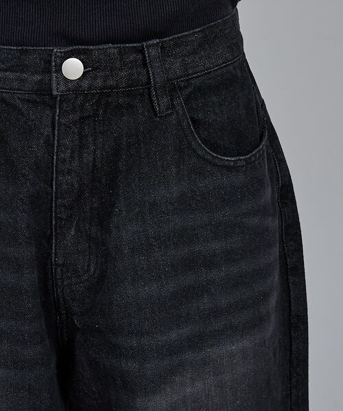 ABAHOUSE / アバハウス デニムパンツ | 【AH ABAHOUSE】ブラスト ワイドバギー デニムパンツ / セットアップ | 詳細19