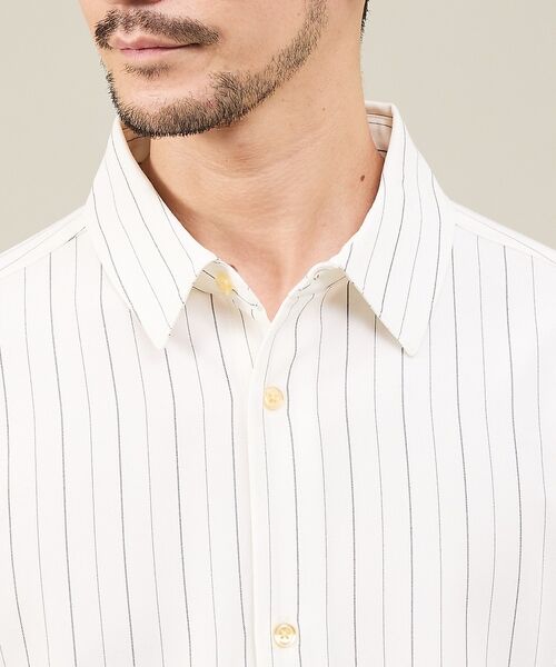 ABAHOUSE / アバハウス シャツ・ブラウス | 【定番】レギュラーカラーストライプシャツ | 詳細4
