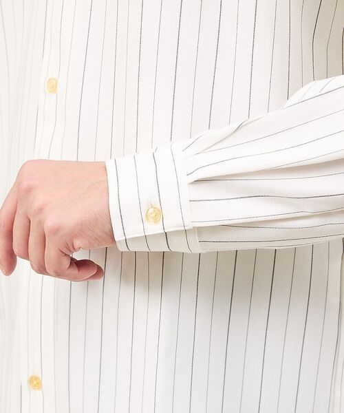 ABAHOUSE / アバハウス シャツ・ブラウス | 【定番】レギュラーカラーストライプシャツ | 詳細6