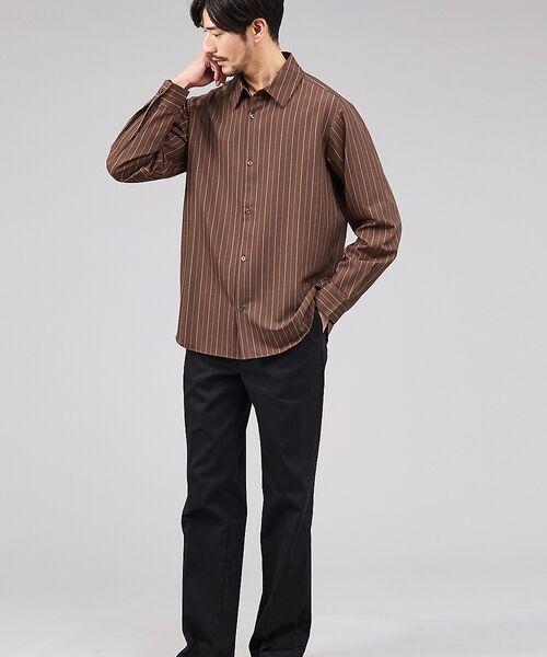 ABAHOUSE / アバハウス シャツ・ブラウス | 【定番】レギュラーカラーストライプシャツ | 詳細12