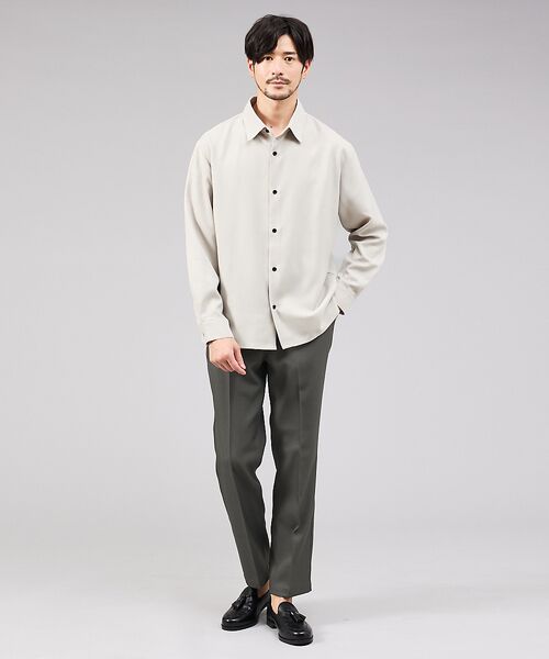 ABAHOUSE / アバハウス シャツ・ブラウス | アムンゼン レギュラーカラー 長袖シャツ | 詳細2