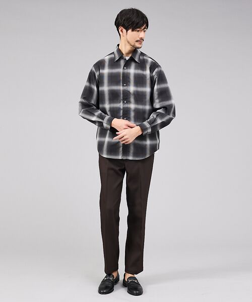 ABAHOUSE / アバハウス シャツ・ブラウス | 【軽量 / 吸水速乾】セオアルファ オンブレーチェック 長袖シャツ | 詳細7