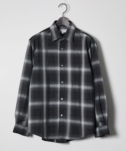 ABAHOUSE / アバハウス シャツ・ブラウス | 【軽量 / 吸水速乾】セオアルファ オンブレーチェック 長袖シャツ | 詳細16