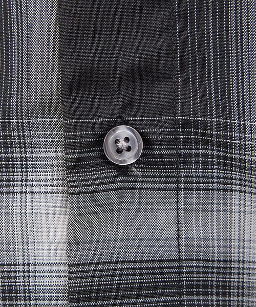 ABAHOUSE / アバハウス シャツ・ブラウス | 【軽量 / 吸水速乾】セオアルファ オンブレーチェック 長袖シャツ | 詳細13