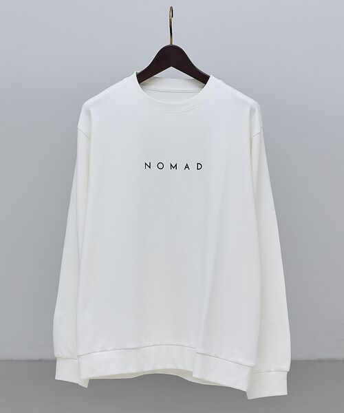 ABAHOUSE/アバハウス 【NOMAD】ベアポンチ ロゴ 長袖Tシャツ【予約】 ホワイト 48 ABAHOUSE/アバハウス 【NOMAD】ベアポンチ ロゴ 長袖Tシャツ【予約】 ホワイト 48