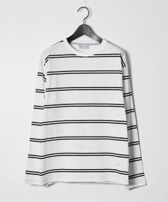 ABAHOUSE / アバハウス Tシャツ | ダブルライン ボーダー 長袖シャツ