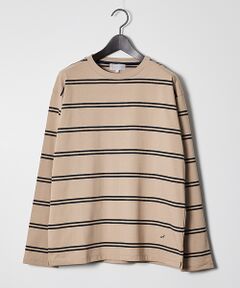 ABAHOUSE / アバハウス Tシャツ | ダブルライン ボーダー 長袖シャツ
