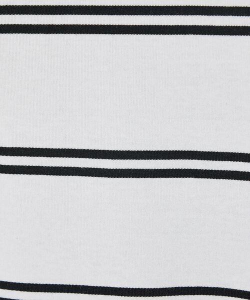 ABAHOUSE / アバハウス Tシャツ | ダブルライン ボーダー 長袖シャツ | 詳細1