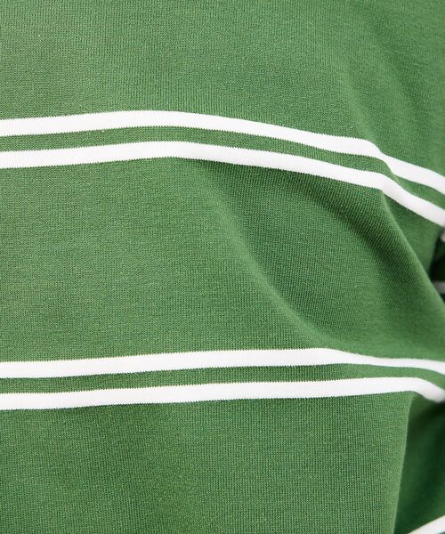 ABAHOUSE / アバハウス Tシャツ | ダブルライン ボーダー 長袖シャツ | 詳細7