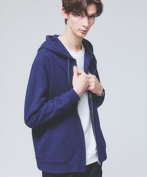 ABAHOUSE / アバハウス Tシャツ | 【ソフトタッチ】フクレジャガード 千鳥柄 長袖Tシャツ | 詳細4