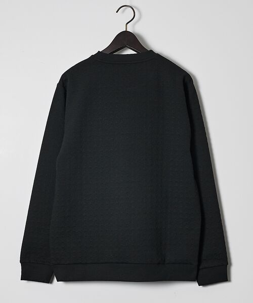 ABAHOUSE / アバハウス Tシャツ | 【ソフトタッチ】フクレジャガード 千鳥柄 長袖Tシャツ | 詳細14